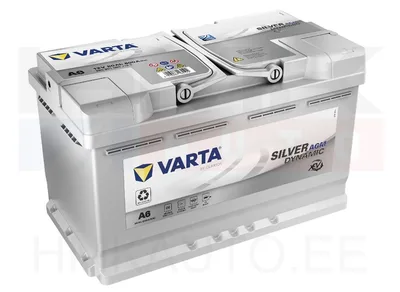 Аккумулятор "Varta Silver Dynamic AGM" 80Ah - A6 - Varta