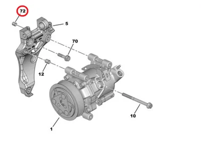 Goupille de montage OEM Citroen/Peugeot/Fiat 8,50x10-L10 - PSA 696838 - OE - 100% Genuine Part