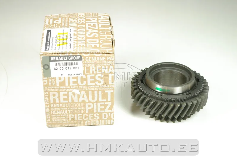 Gear wheel, 2.gear 38 teeth OEM Renault PF6 gearbox - REN 8200019087 - OE - 100% Genuine Part