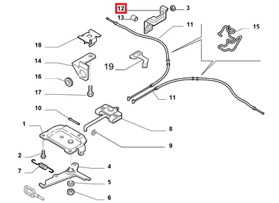 Seisupiduritrossi kinnitus parem OEM Jumper,Boxer/Ducato 2006- - PSA 476955 - OE - 100% Genuine Part