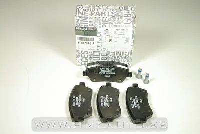 Piduriklotside komplekt eesmine OEM Renault Clio III, Modus, Kangoo II / Dacia Logan, Dokker, Lodgy, Duster - REN 410608481R - OE - 100% Genuine Part
