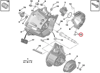 Õlikork käigukastile M16x1,50 OEM Citroen/Peugeot >>9825340780 - PSA 222132 - OE - 100% Genuine Part