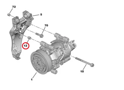 Goupille de montage OEM Citroen/Peugeot 9,2x11,027-L14 - PSA 210410 - OE - 100% Genuine Part