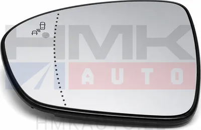 Verre de rétroviseur extérieur, gauche(avec capteur d'angle mort)  OEM Renault Megane IV, Talisman 2016- - REN  963667101R - OE - 100% Genuine Part