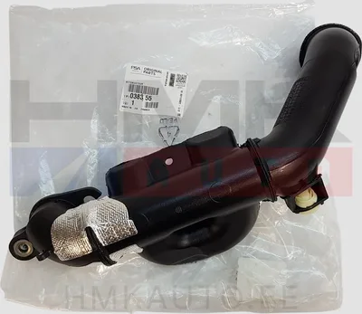 Turbocharger air pipe (resonator) OEM Citroen Berlingo/Peugeot Partner 1,6HDI 08- - PSA  038355 - OE - 100% Genuine Part