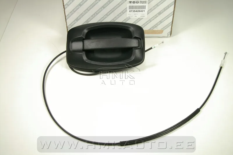 Liukuoven kahva, ulkopuoli oikea OEM Jumper/Boxer/Ducato 2006-18 (kaapeleilla) - FIAT 735631202 - OE - 100% Genuine Part