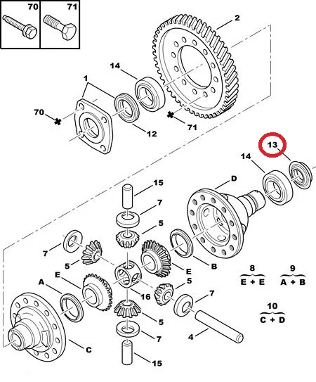 Veovõlli tihend parem OEM Citroen/Peugeot 32x50x10 - PSA 312165 - OE - 100% Genuine Part