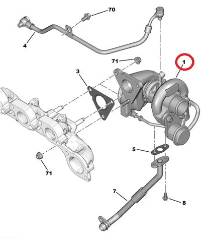 Turbolaadur OEM Jumper/Boxer/Ducato 2,2HDI - PSA  0375K7 - OE - 100% Genuine Part
