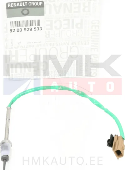 Väljalaskegaaside temperatuuri andur eesmine OEM Renault/Dacia 1,5DCI K9K - REN 8200929533 - OE - 100% Genuine Part