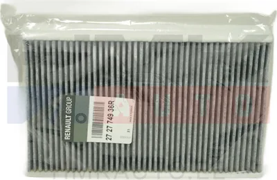 Cabin air activated carbon filter OEM Renault Fluence - REN  272774936R - OE - 100% Genuine Part