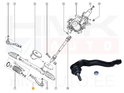 Rooliots vasak OEM Renault Kangoo 2008- - REN 7701478407 - OE - 100% Genuine Part