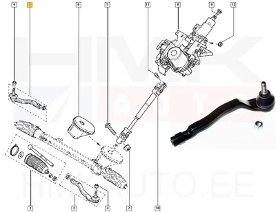 Rooliots parem OEM Renault Kangoo 08- - REN 7701478408 - OE - 100% Genuine Part