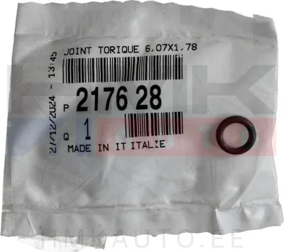 Siduritoru tihend 6,01x1,78 OEM Citroen/Peugeot/Fiat - PSA  217628 - OE - 100% Genuine Part