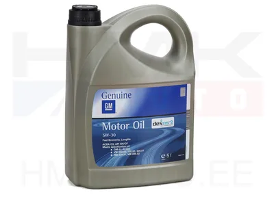 Mootoriõli GM Opel 5W30 Dexos II 5L - 5W30 GM DEXOS2 - OE - 100% Genuine Part