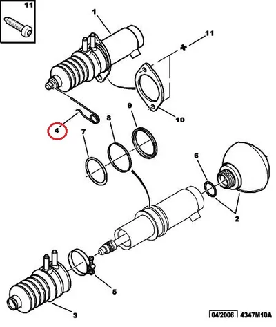 Tagumise vedrusilindri stopper OEM Citroen - PSA  527209 - OE - 100% Genuine Part