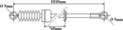 Трос КПП Citroen Jumper/Peugeot Boxer 2.5D 760/1010 - LWB 30 - Tech-France