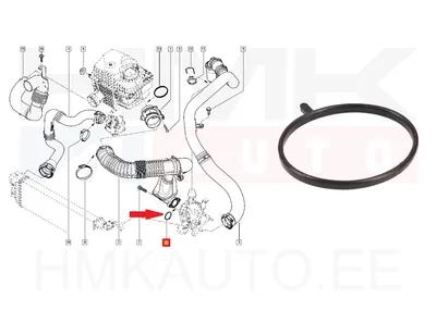 Turbo õhutoru tihend OEM Renault Trafic II/ Master III - REN  7701071286 - OE - 100% Genuine Part