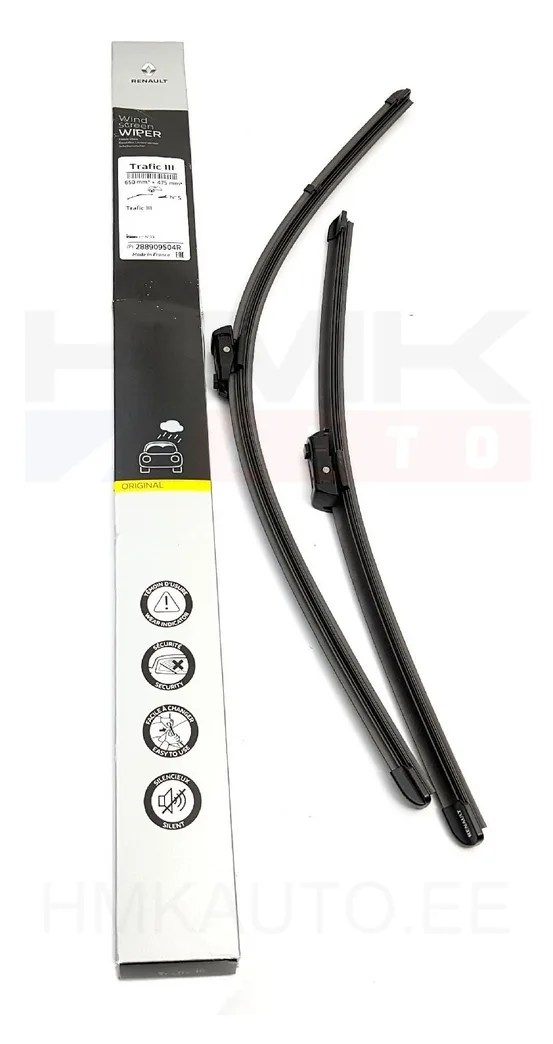 Wiper blade set OEM Renault Trafic III 2014- - REN 288909504R - OE - 100% Genuine Part