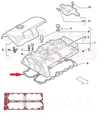 Klapikambrikaane tihend OEM Fiat Ducato 2,3JTD - FIAT  504052452 - OE - 100% Genuine Part