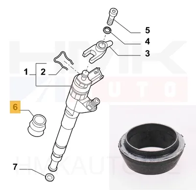 Pihustihülsi tihend OEM Fiat Ducato 2,3JTD - FIAT  504239811 - OE - 100% Genuine Part