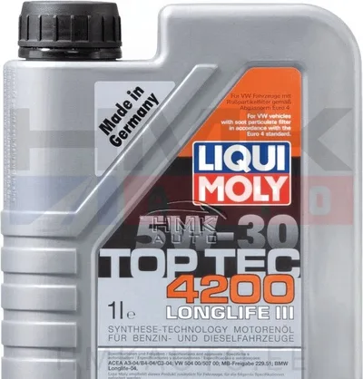 TOP TEC 4200 5W-30 LONGLIFE III õli 1L - LI8972 - Liqui Moly
