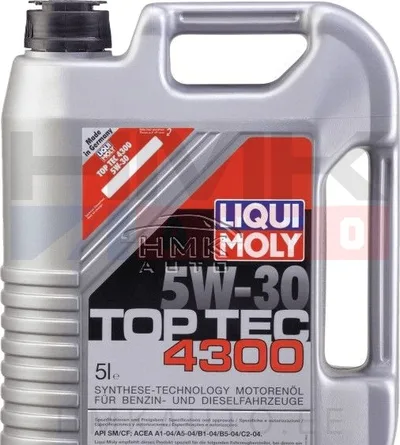Huile de craquage hydraulique TOP TEC 4300 5W-30 5L - LI2324 - Liqui Moly