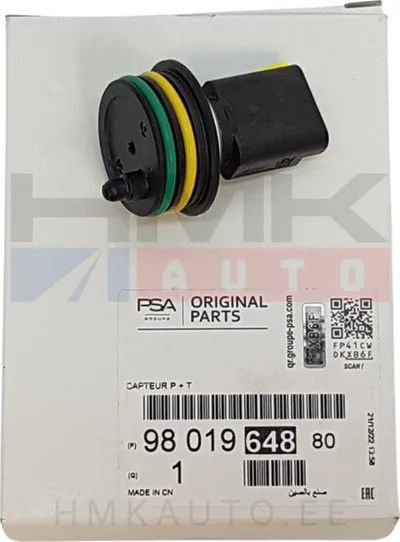 Kütuse temperatuuri/rõhuandur OEM Citroen/Peugeot 1,6HDI - PSA 9801964880 - OE - 100% Genuine Part