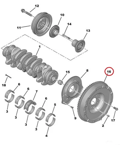 Hooratas OEM Citroen Jumper, Peugeot Boxer 2,2HDI 74kW 2006- - PSA  0532Q7 - OE - 100% Genuine Part