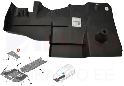 FAP filtri lisaaine paagi kaitse OEM Berlingo/Partner III 2008- - PSA 1679972680 - OE - 100% Genuine Part