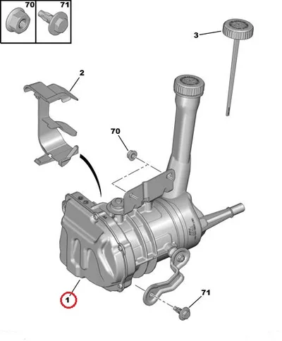 Roolivõimendi pump OEM Berlingo/Partner 2008- - PSA 4008L7 - OE - 100% Genuine Part