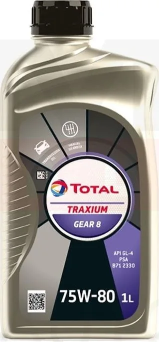 Трансмиссионное масло Total Traxium Gear 8 75W80 1L - TOT TRAXIUM GEAR 8 75W80 1L - Total/Elf