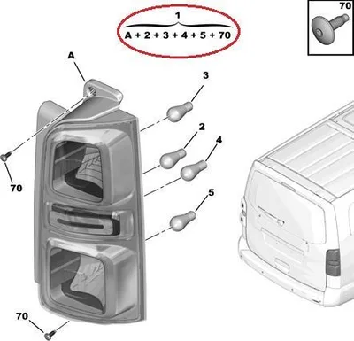 Tagatuli parem OEM Jumpy/Expert/Proace 2016- - PSA 9808243080 - OE - 100% Genuine Part