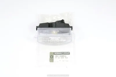 Number plate light OEM Renault Clio II - REN  7700410754 - OE - 100% Genuine Part