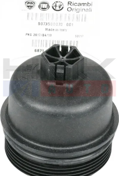Õlifiltri kaas OEM Citroen/Peugeot/Fiat/Ford  1,3/1,4/1,6/2,0HDI/2,2HDI-Puma - FIAT  73500070 - OE - 100% Genuine Part