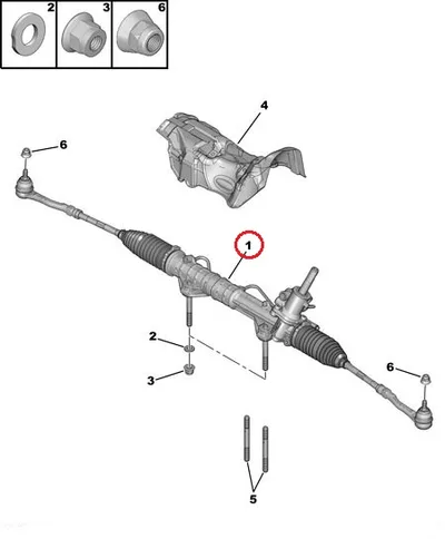 Roolilatt OEM Citroen Berlingo/Peugeot Partner 08- - PSA 1623216080 - OE - 100% Genuine Part
