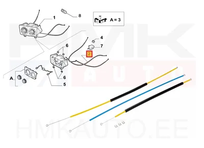 Soojendusploki trosside komplekt OEM Jumper/Boxer/Ducato 06- - PSA 6451YG - OE - 100% Genuine Part