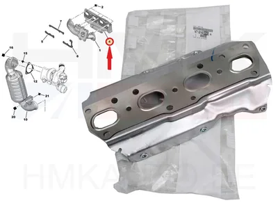 Прокладка выпускного коллектора OEM Citroen/Peugeot 1,6THP  EP6 - PSA  V761689580 - OE - 100% Genuine Part