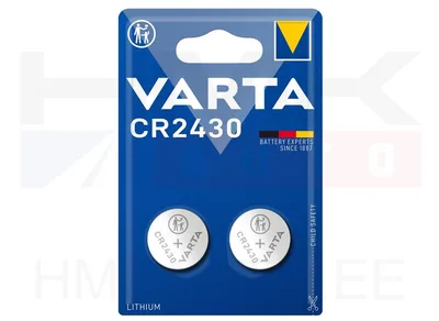 Batterie VARTA CR2430 3V lithium 24,5x3,0mm - CR2430 - Varta