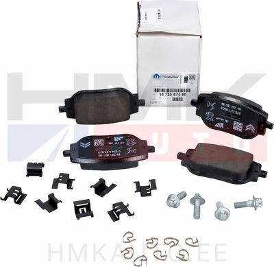 Brake pad set rear OEM Jumpy/Expert/Scudo/Proace/Vivaro C 2019- (electric parking brake) - PSA 1673597480 - OE - 100% Genuine Part