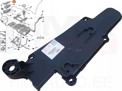 FAP filtri lisaaine paagi pealmine kate OEM Citroen/Peugeot - PSA  1500HC - OE - 100% Genuine Part