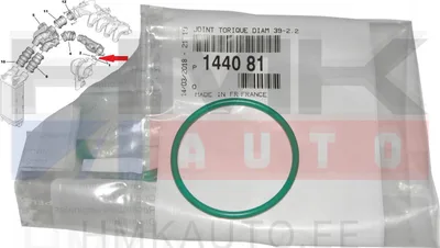 Bague d'étanchéité, gaine de suralimentation OEM Citroen/Peugeot 1,6HDI - PSA 144081 - OE - 100% Genuine Part