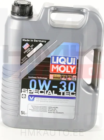 Huile moteur SPECIAL TEC V 0W-30 (Volvo) 5L - LI2853 - Liqui Moly