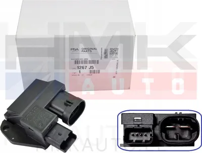 Jäähdyttimen tuulettimen vastus OEM Citroen C2,C3,C4 / Peugeot 207,208,2008 - PSA 1267J5 - OE - 100% Genuine Part