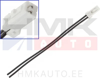 License plate light connector with wires Jumper/Boxer/Ducato 2006- 2-pin - PI02-012