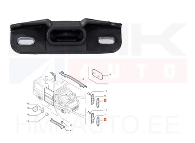 Направляющая втулка сдвижной двери OEM Jumper/Boxer/Ducato 2012- - FIAT 1371034080 - OE - 100% Genuine Part
