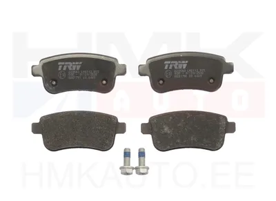 Тормозные колодки, задние Renault ZOE, Fluence, Megane III-IV, Clio V, Captur, Arkana - GDB1791 - TRW