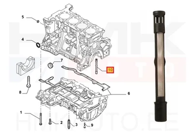 Масляный фильтр турбины OEM Jumper/Boxer/Ducato 2,2HDi 2006- - PSA 0137G8 - OE - 100% Genuine Part