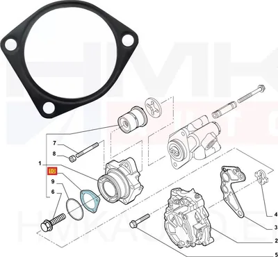 Õlipumba tihend OEM Jumper/Boxer/Ducato 3,0HDi - PSA 192550 - OE - 100% Genuine Part