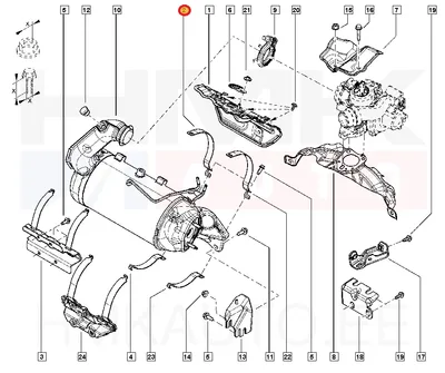 Katalüsaatori klamber OEM Renault 1,5dCi - REN 208196144R - OE - 100% Genuine Part