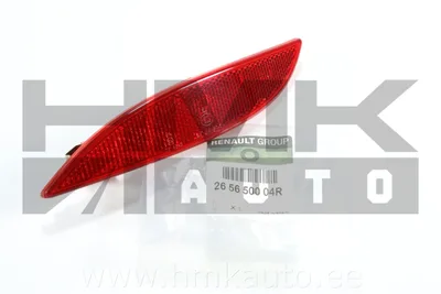 Отражатель в заднем бампере левый OEM Renault Megane III / Fluence - REN 265650004R - OE - 100% Genuine Part